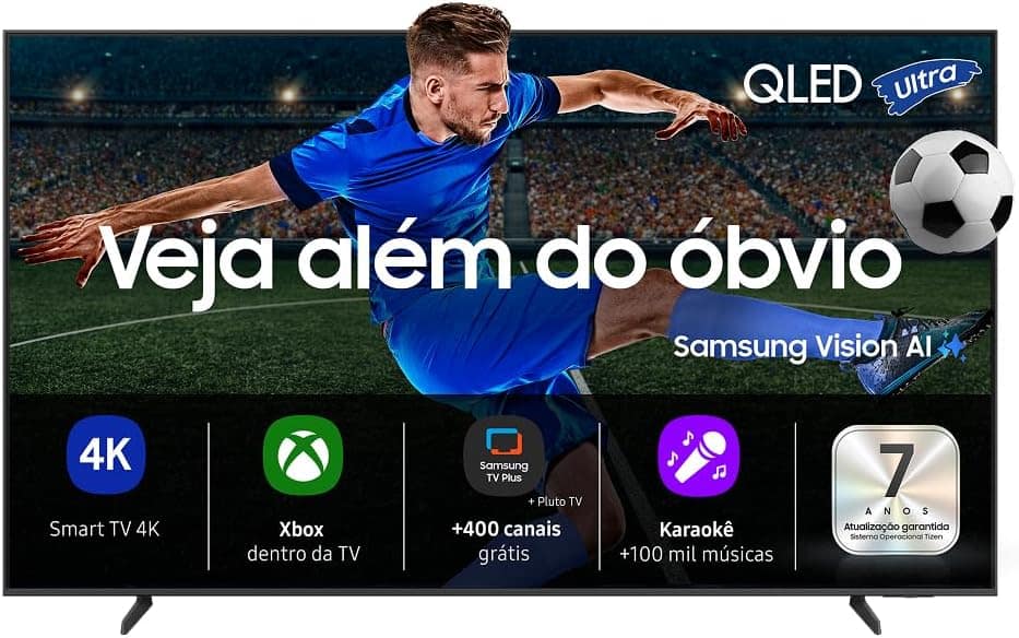 📺Samsung Vision AI TV 55″ QLED QEF1 vale a pena? Review 2026